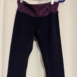 Lululemon reversible capri leggings
